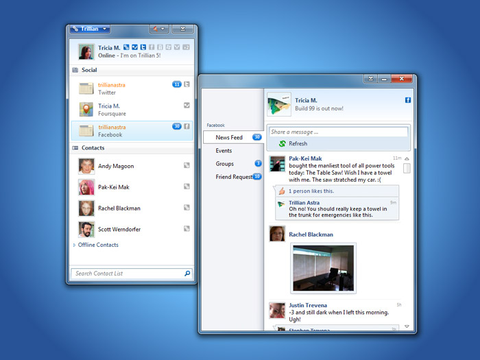 Trillian Powerful messenger